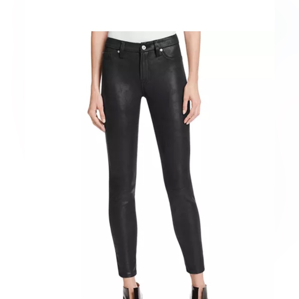 7 FOR ALL MANKIND FAUX LEATHER PANTS
